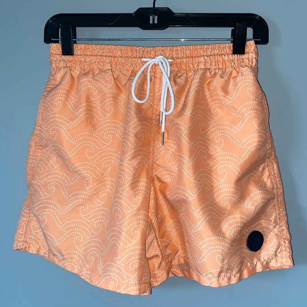 Small Orange Swim Trunks